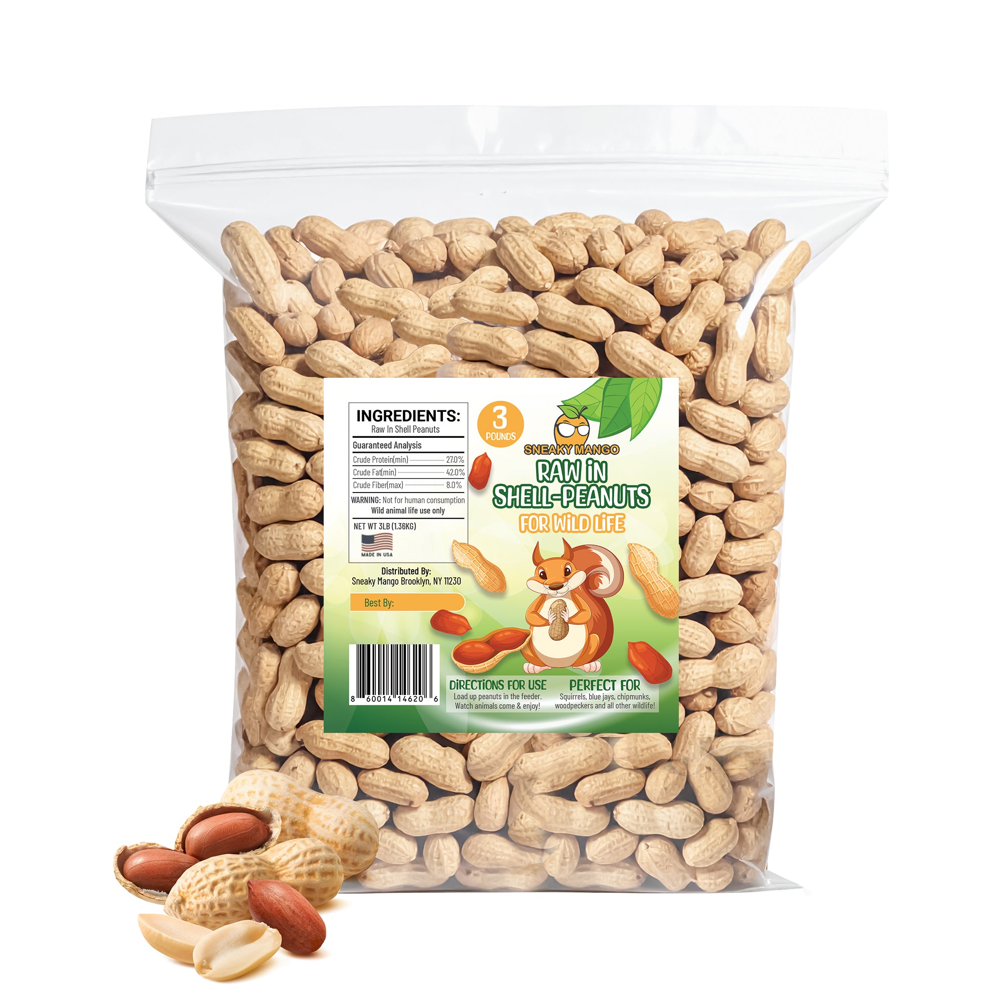 Raw Peanuts- In Shell – Sneaky Mango