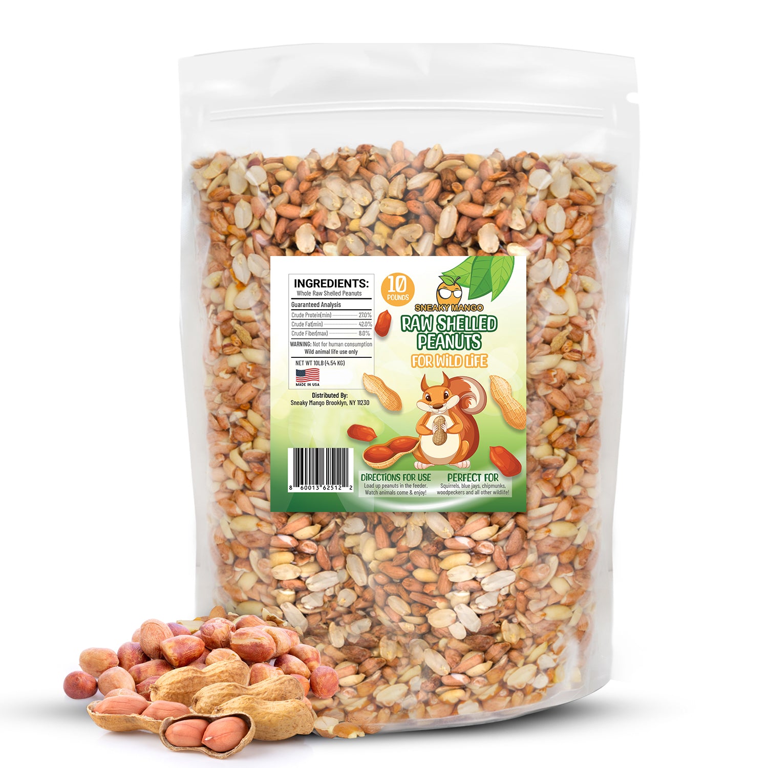 Raw Shelled Peanuts – Sneaky Mango