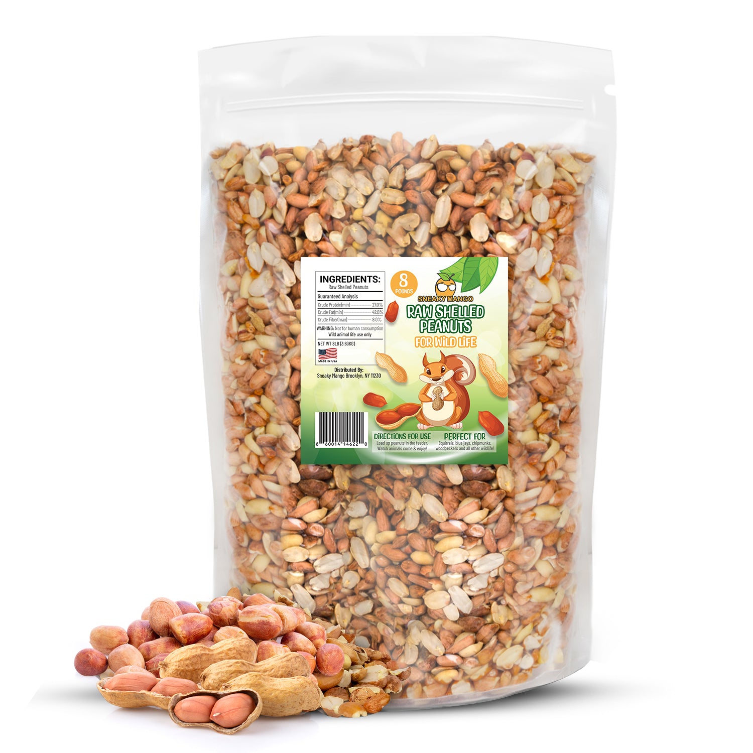 Raw Shelled Peanuts – Sneaky Mango