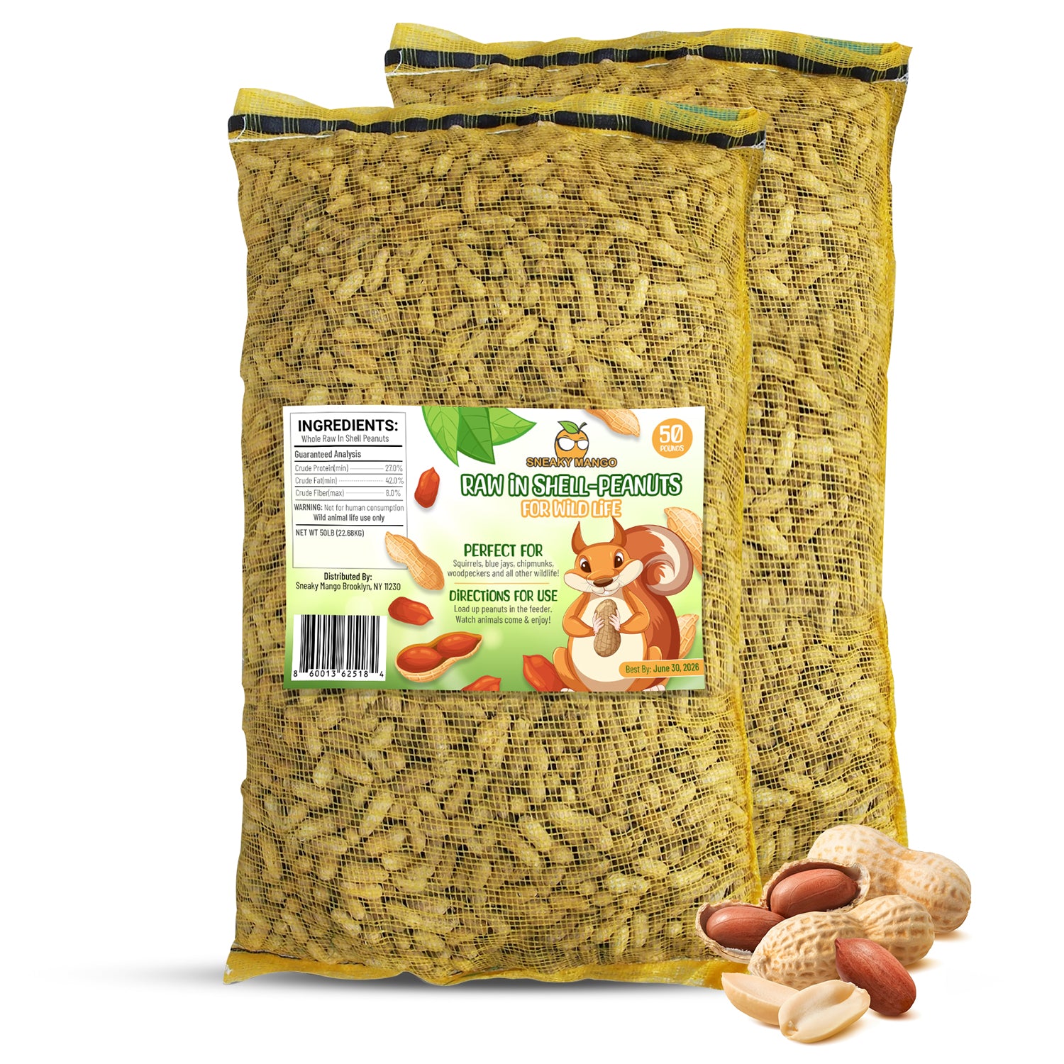 Raw Peanuts- In Shell – Sneaky Mango